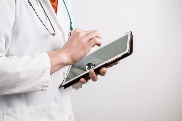 Doctor with Ipad