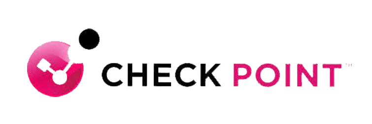 Checkpoint pink and black logo